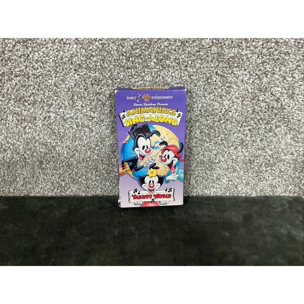 Animaniacs VHS 1994 Spielberg Singalong Yakko's World Warners Escape Holiday (4)